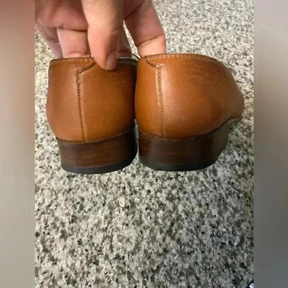 Silvia Fiorentina brown leather Loafers size 7 M vintage - Picture 10 of 10